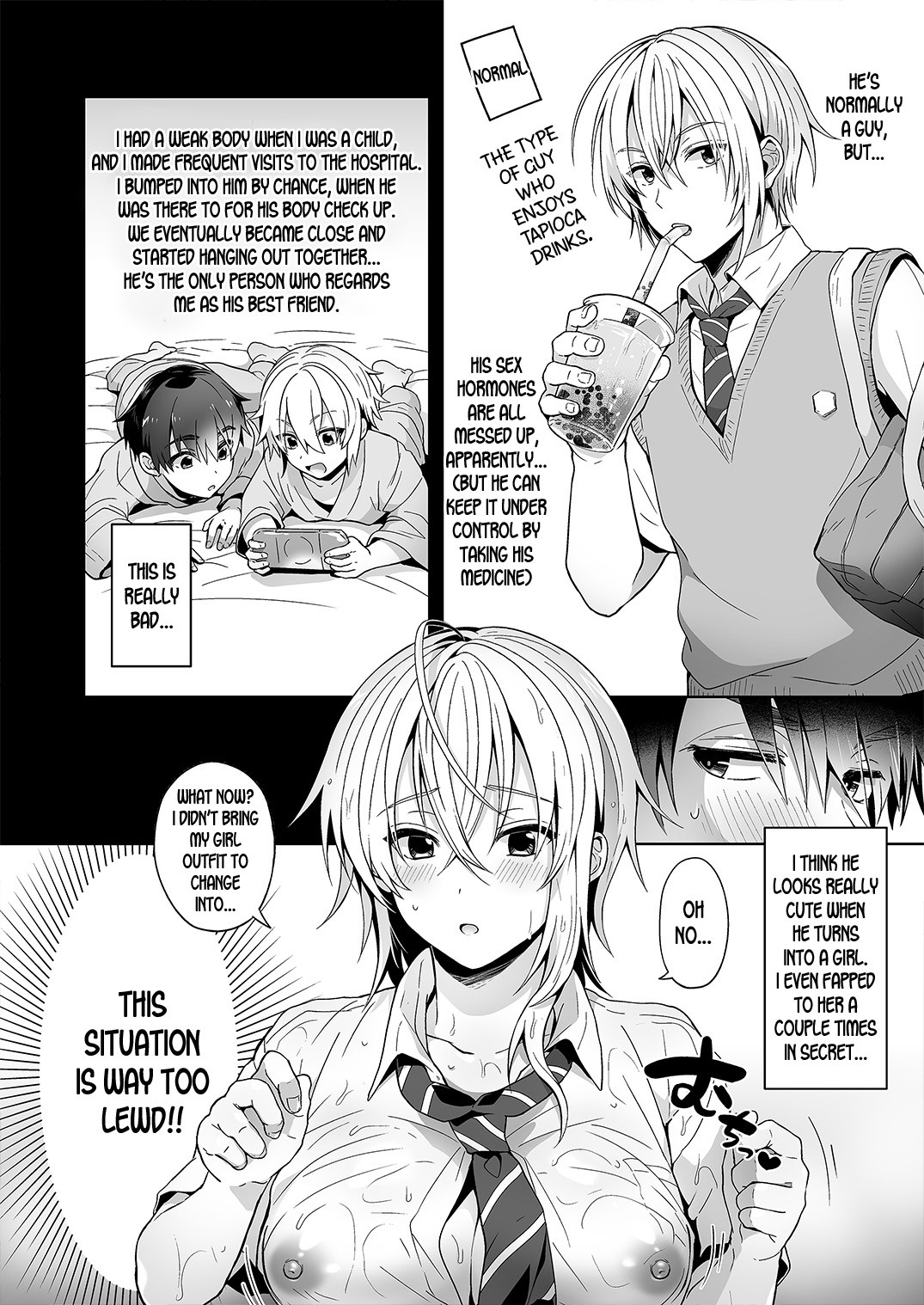 Hentai Manga Comic-My Best Friend Is a Gender Bender-Read-6